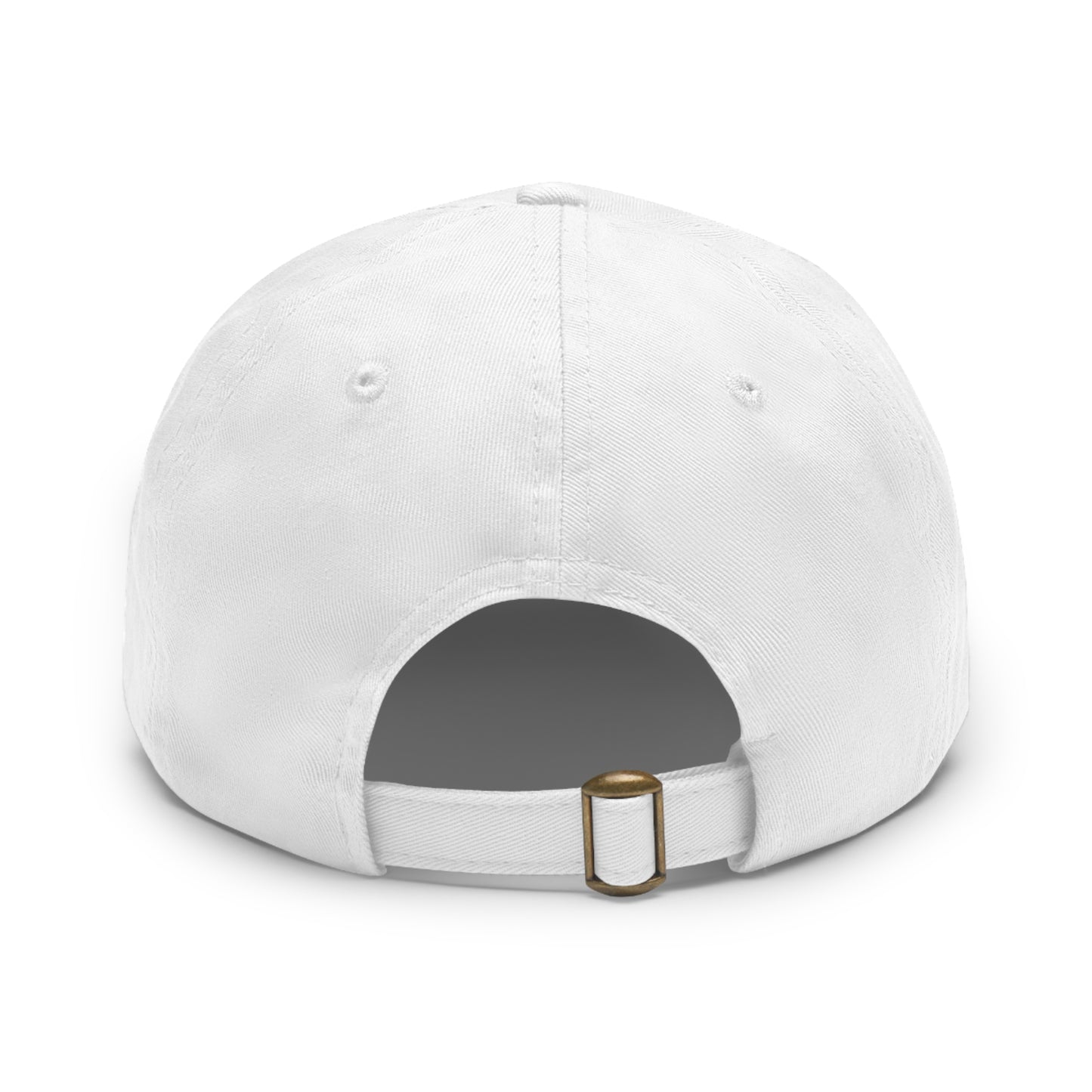 GLC Leather Patch Hat - White