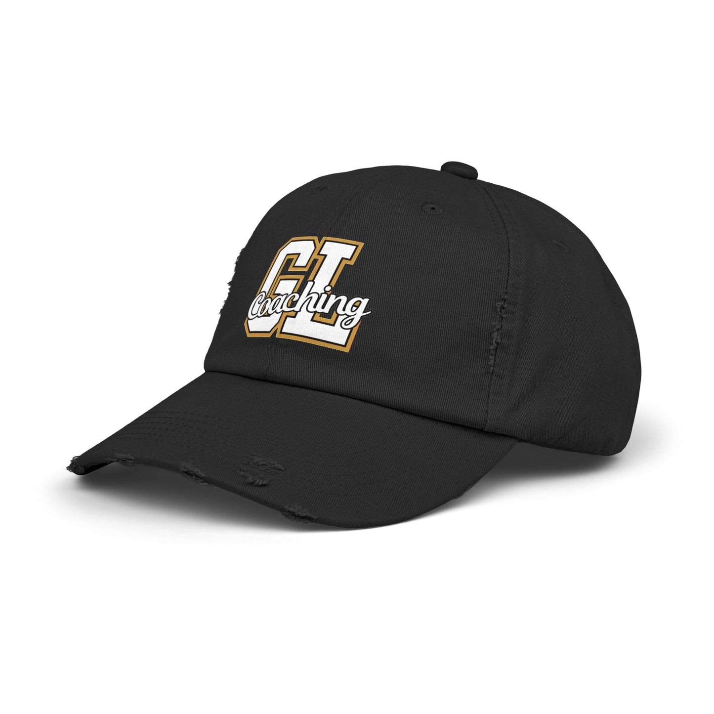 GLC Distressed Cap - Gold