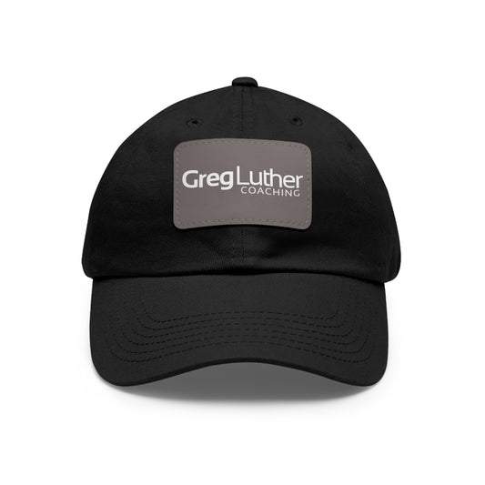 GLC Leather Patch Hat - Black